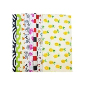 Misscrafts 25 piezas de tela de algodón de 11.8 x 11.8_4