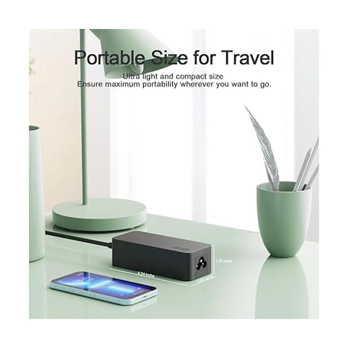 Cargador rápido USB C de 65 W y 45 W apto para HP Spectre_5