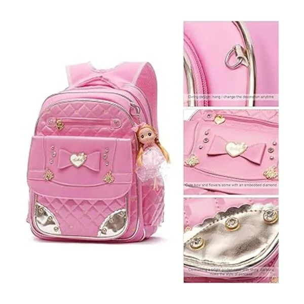 Mochila Ali Victory de piel de poliuretano impermeable_2