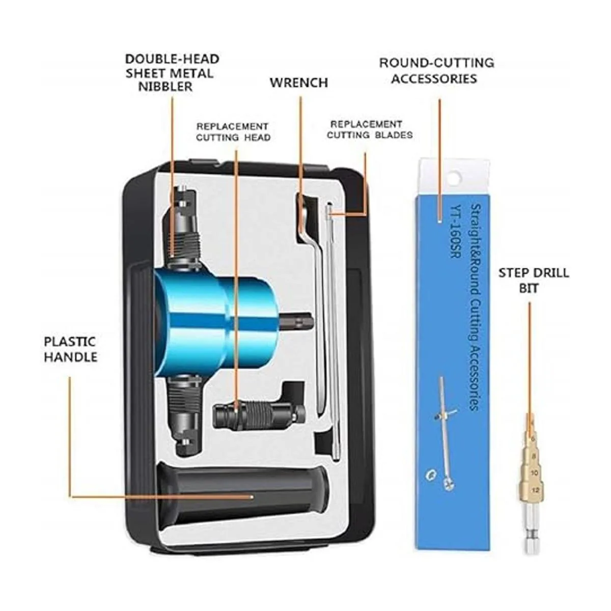 Cortadora de chapa LTMS de cabezal doble para taladro_6