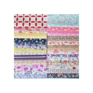 Misscrafts 25 piezas de tela de algodón de 11.8 x 11.8_3