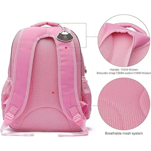 Mochila Ali Victory de piel de poliuretano impermeable_4
