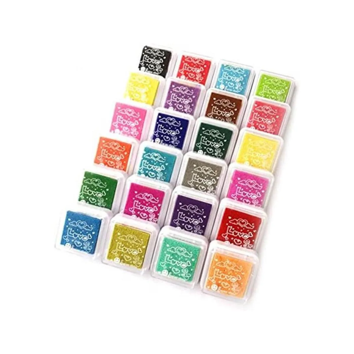 Alled Juego de 24 almohadillas de tinta para dedos_1