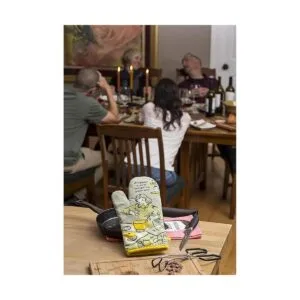 Blue Q Guante para horno frase en inglés Droppin a New_3