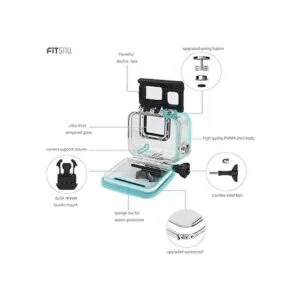 FitStill Carcasa impermeable de doble bloqueo para GoPro_3