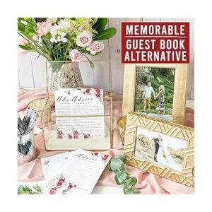50 tarjetas de consejo de boda florales para novia y_3