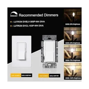 CRLight Bombilla LED de 6 W 3200 K color blanco suave_4