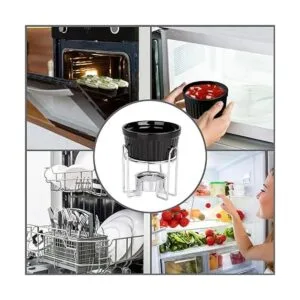 Artestia Juego de 4 calentadores de mantequilla para_5