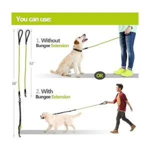 Correa elástica de cuerda resistente para perros grandes y_4