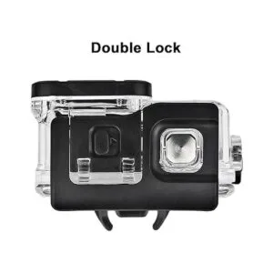 FitStill Carcasa impermeable de doble bloqueo para GoPro_5