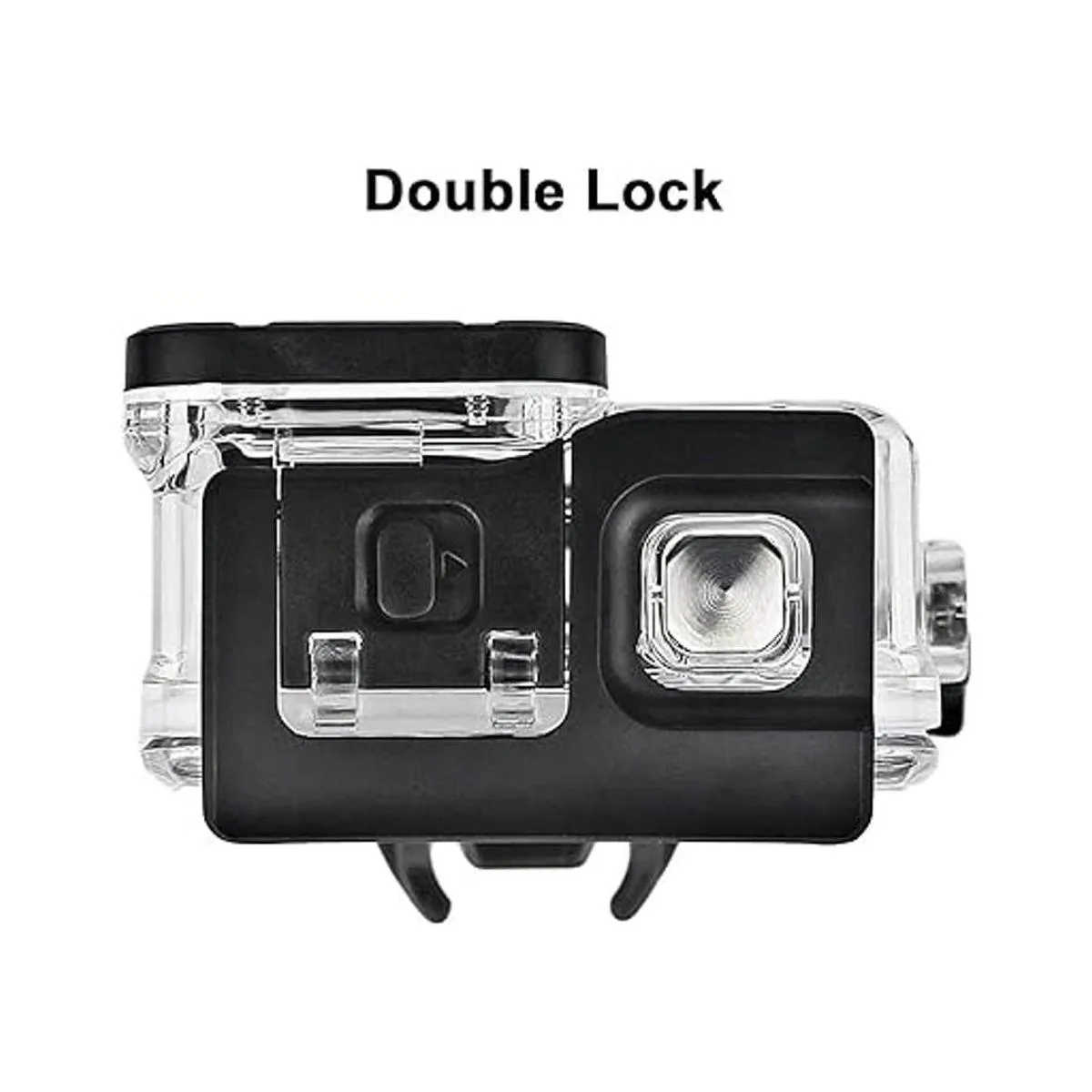 FitStill Carcasa impermeable de doble bloqueo para GoPro_5