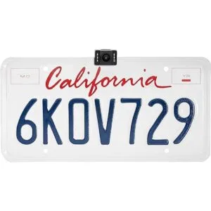 BOYO VTL17IRTJ Cámara de respaldo oculta para placa de_1