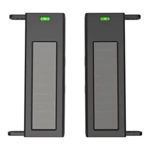 HTZSAFE Sensor fotoeléctrico solar inalámbrico de 2 haces_1