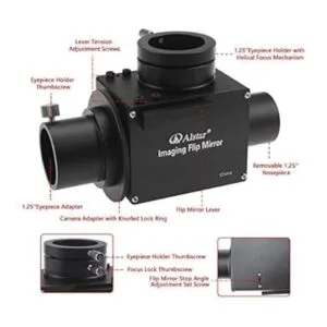 Alstar 1.25 Astrophotography Flip Mirror con adaptador_3