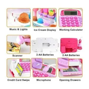 Liberty Imports Mini caja registradora con postres de_5