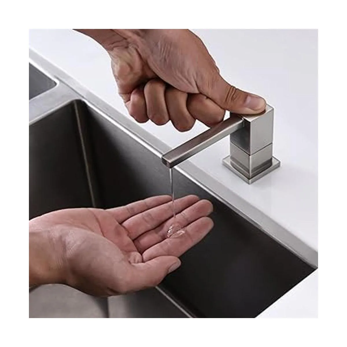 Dispensador de jabón para encimera diseño contemporáneo_3