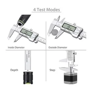 Proster Calibrador digital Vernier de 5.906 in 32_4