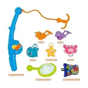 Juguete de baño juguete flotante de pesca y cuchara de_3