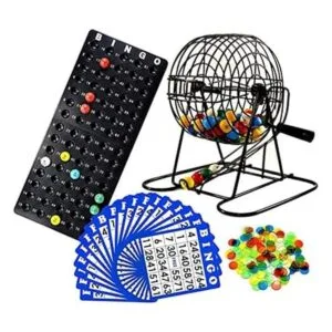 Regal Games Juego de bingo de lujo incluye jaula de_2