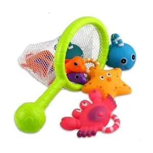 Juguete de baño juguete flotante de pesca y cuchara de_5