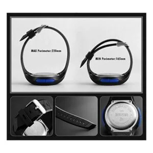 Mastop Reloj deportivo digital con cronómetro impermeable_6