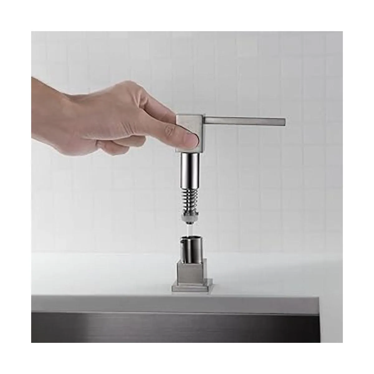 Dispensador de jabón para encimera diseño contemporáneo_5