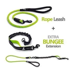 Correa elástica de cuerda resistente para perros grandes y_2