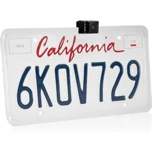 BOYO VTL17IRTJ Cámara de respaldo oculta para placa de_2