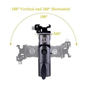 FOTYRIG Soporte de flash para cámara soporte de paraguas_4