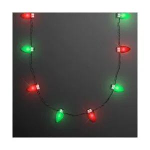 Cadena de luz LED verde y rojo con luz LED_3