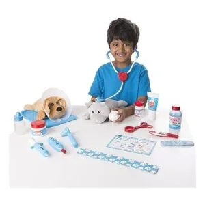 Melissa Doug Examine Treat Pet Vet Play Set Juego de_4