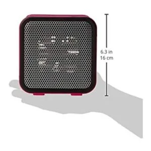 Mini calentador personal de cerámica 500 W color rosa_4