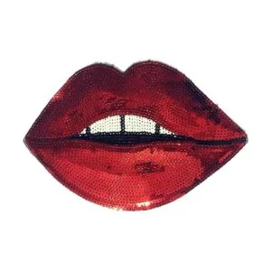 Special100 2 parches grandes de labios rojos parches_6