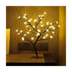 Lightshare rbol bonsái con flores de cerezo 48 luces_1
