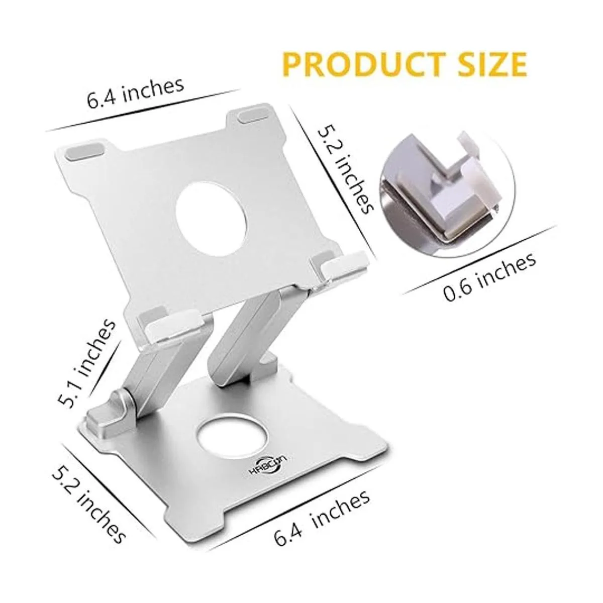 KABCON Soporte para tablet de calidad plegable ajustable_5