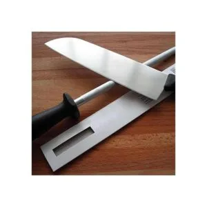 Acero al carbono profesional negro afilador de cuchillos_4