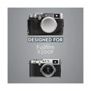 Megagear Fujifilm X100F Ever Ready Funda y correa de piel_6
