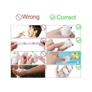 Outee 16 juguetes de animales Mochi encantadores Squishies_3