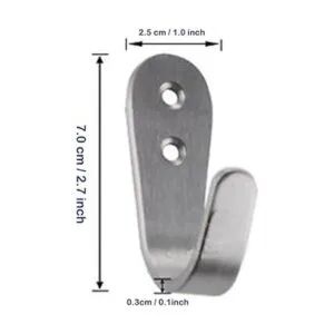 Deezio Ganchos individuales de tornillo de acero_6