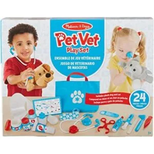 Melissa Doug Examine Treat Pet Vet Play Set Juego de_1