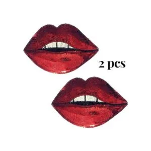 Special100 2 parches grandes de labios rojos parches_2