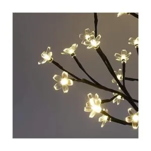 Lightshare rbol bonsái con flores de cerezo 48 luces_3