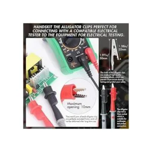 Juego de cables de prueba de multímetros eléctricos con_7