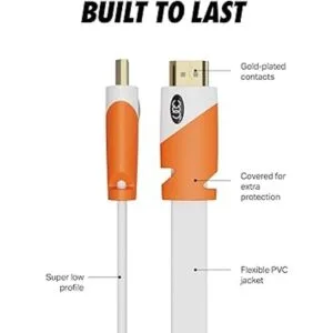 Cable HDMI plano de 20 pies Cable HDMI de alta velocidad_2