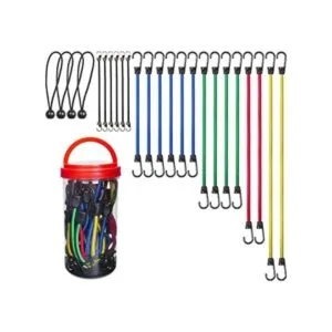 EFFICERE Mejor elección Surtido de 24 cuerdas elásticas_1