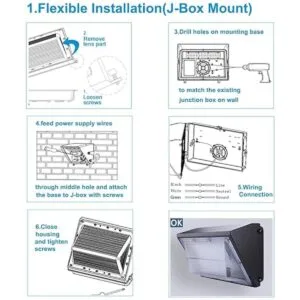 Pack de luces LED de 120 W 4 unidades impermeables_2