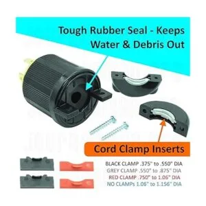 JourneymanPro Set de conector y enchufe 30 Amp. NEMA_3