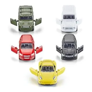 KIDAMI Juego de 5 coches de juguete de metal fundido a_2