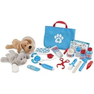 Melissa Doug Examine Treat Pet Vet Play Set Juego de_2