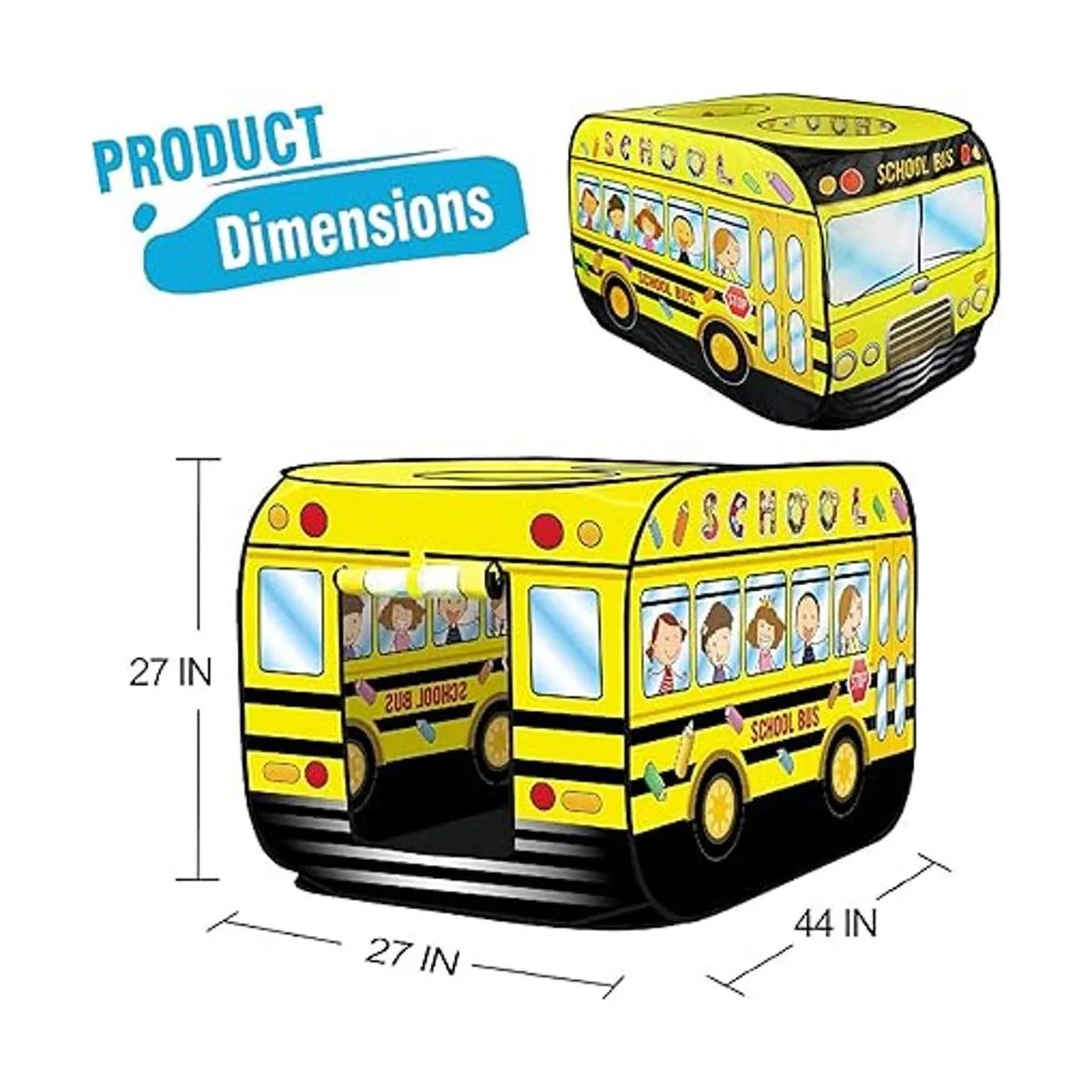 Liberty Imports Tienda de campaña desplegable para niños_3